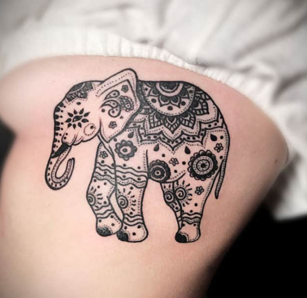 Tato Gajah Asia